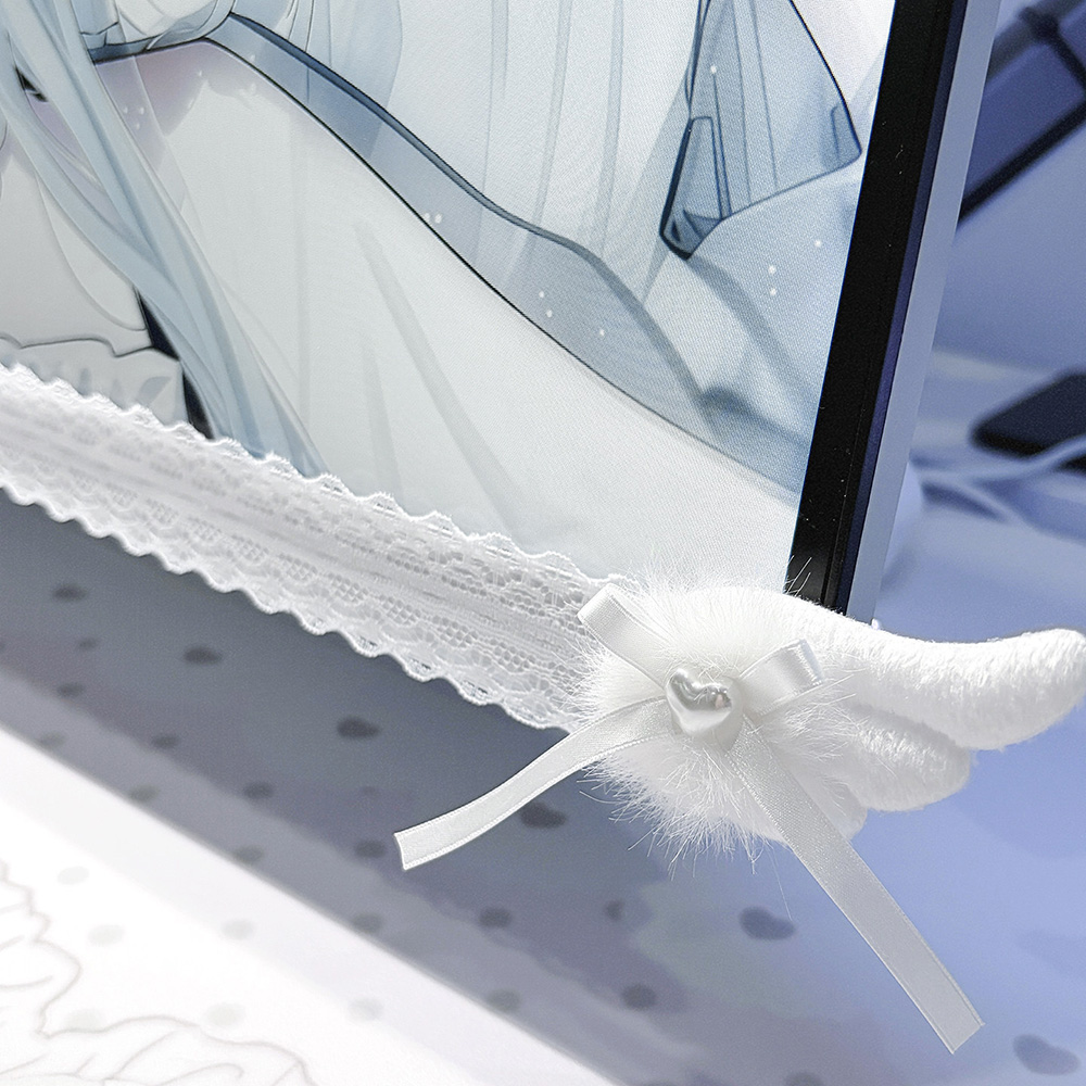 Office Technology - New Screen Decor White Lace Monitor
