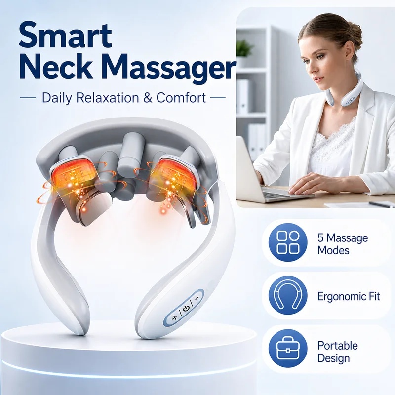 Office Technology - Smart Neck Massager for Adults, 5