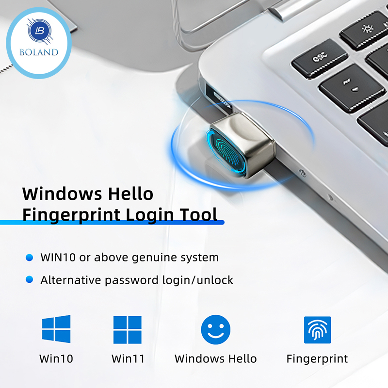 Pc Security Lock - Mini Biometric Fingerprint Login Lock Windows