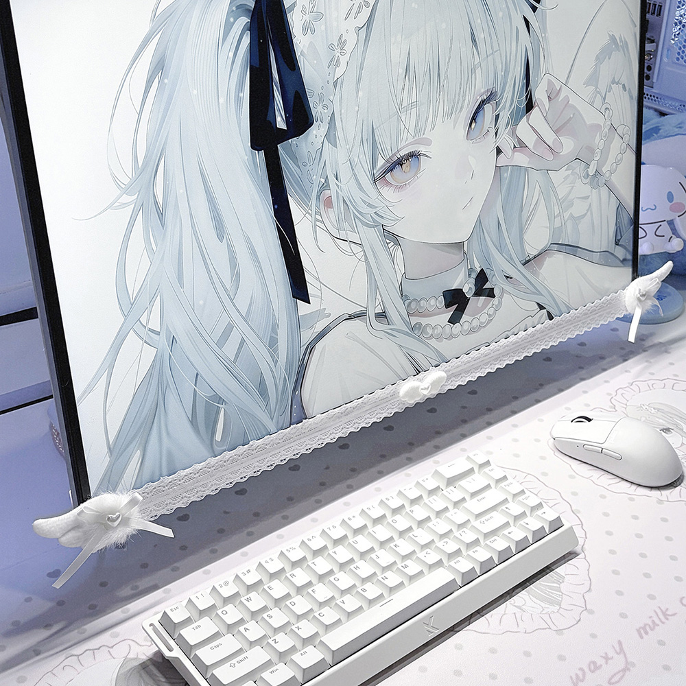 New Screen Decor White Lace Mo - Office Technology 评论和价格