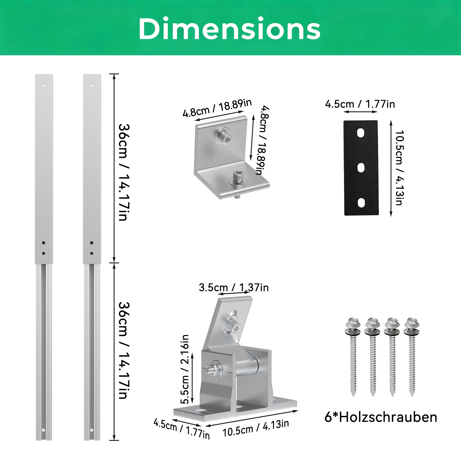 RVPOZWER Solar Panel Adjustabl - Flat Panel Mount Tilt 评论和价格