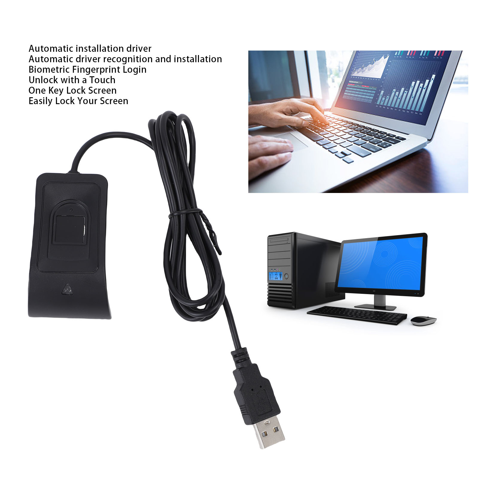 USB Biometric Fingerprint Read - Digital Signature Pad 评论和价格