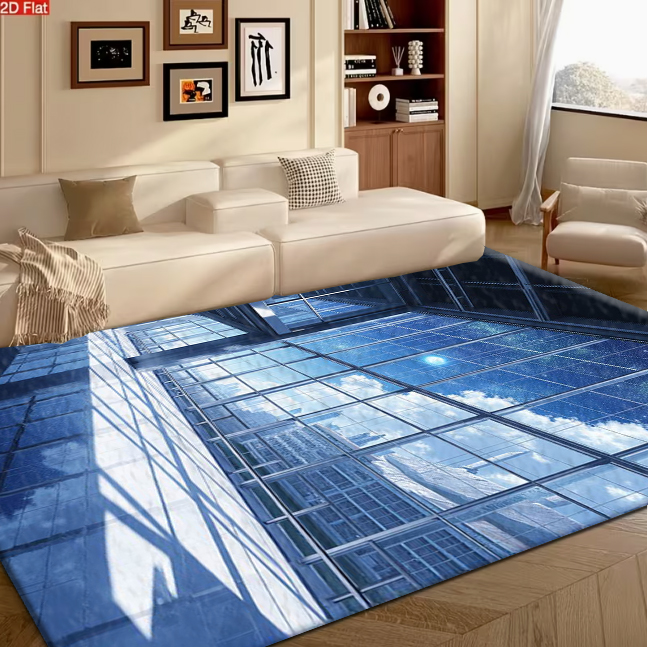 High-Tech Building View Carpet - Office Tech For Home 评论和价格