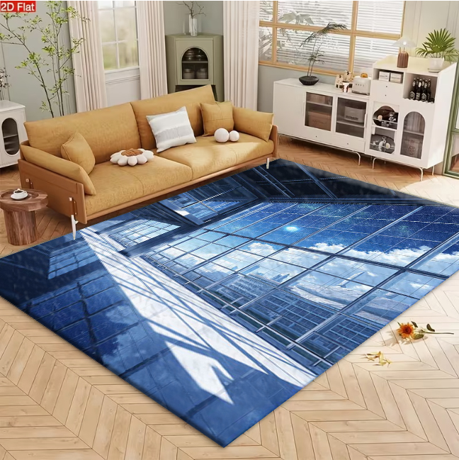 High-Tech Building View Carpet - Office Tech For Home 评论和价格