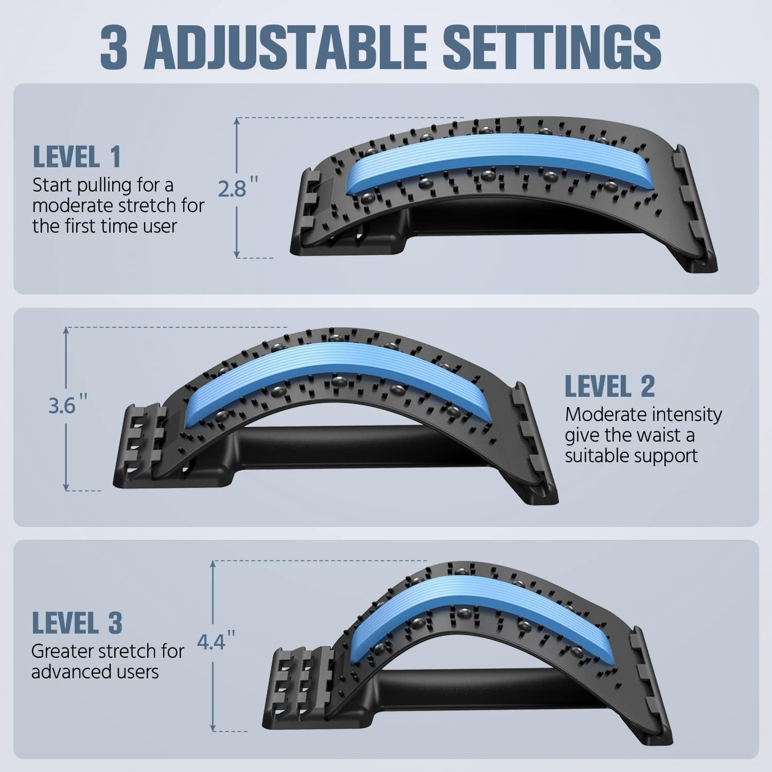 Multi-Level Back Stretching De - Office Technology 评论和价格