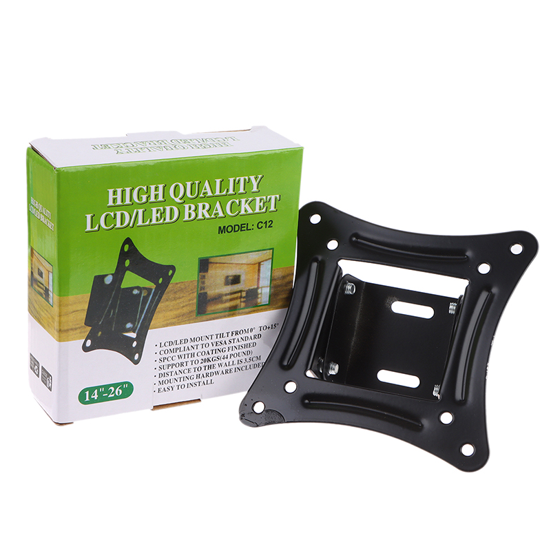 New 1Set 14-27Inch TV Mounts L - Flat Panel Mount Tilt 评论和价格