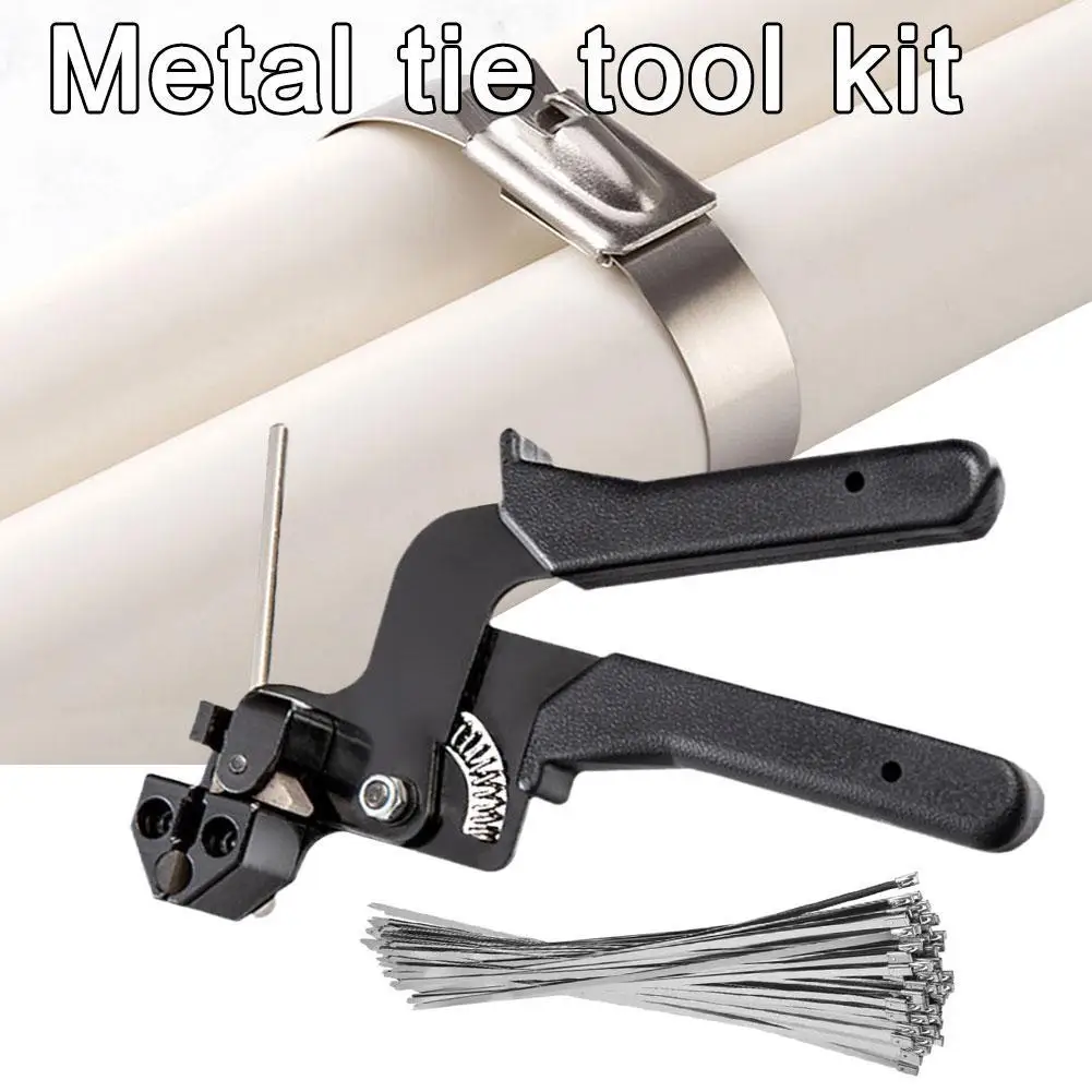 Metal Tie Wrap Gun Kit Cable T - Tape Gun Dispenser 评论和价格