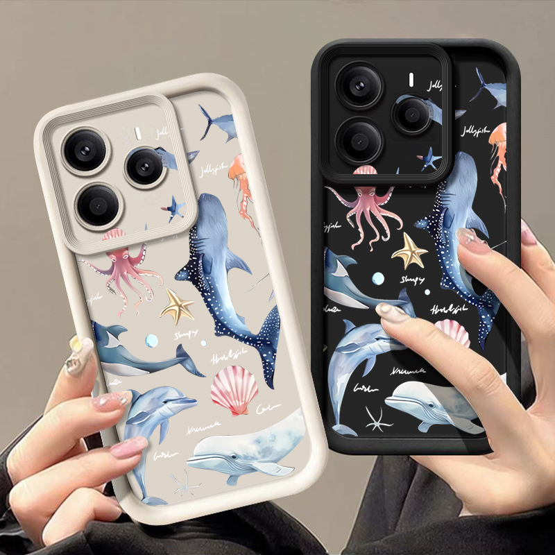 Cute Dolphin Patterned Soft Ca - Receipt Printer Thermal 评论和价格