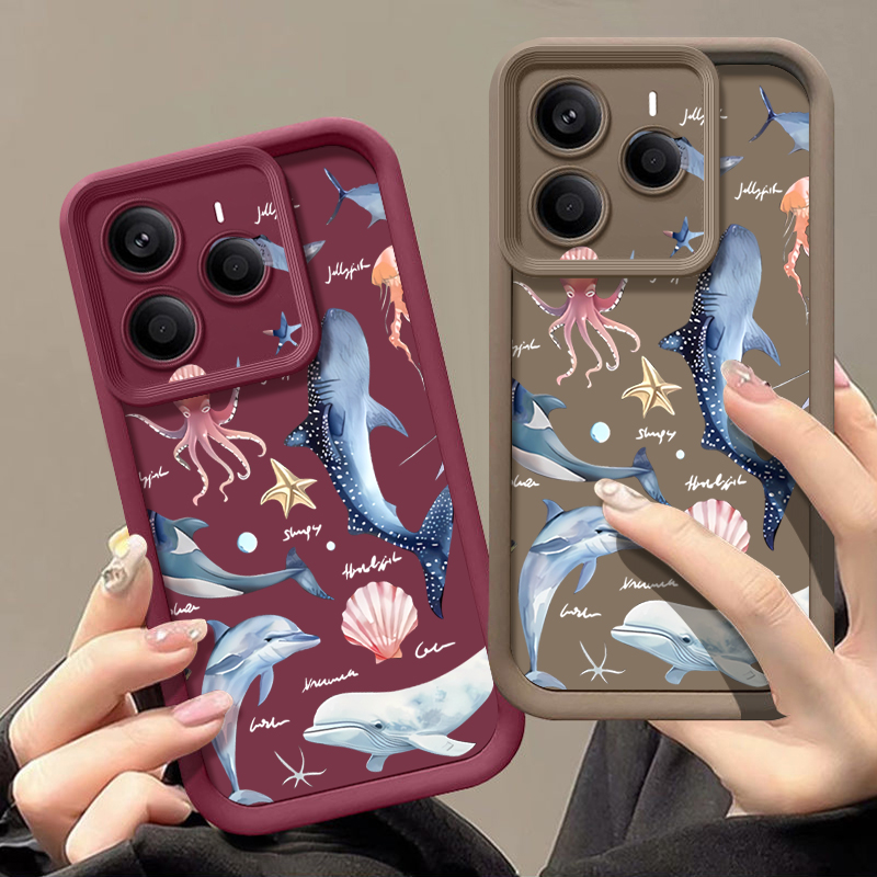 Cute Dolphin Patterned Soft Ca - Receipt Printer Thermal 评论和价格