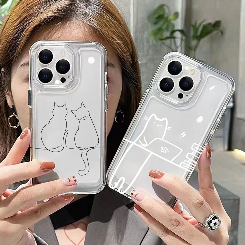 Cute Line Cat Anti-drop Phone  - Receipt Printer Thermal 评论和价格