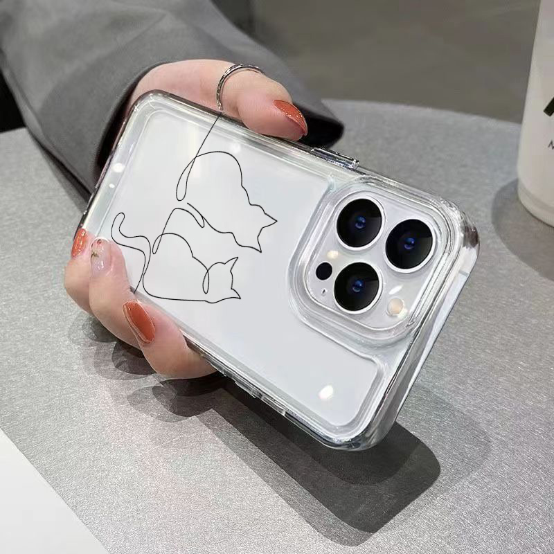 Cute Line Cat Anti-drop Phone  - Receipt Printer Thermal 评论和价格