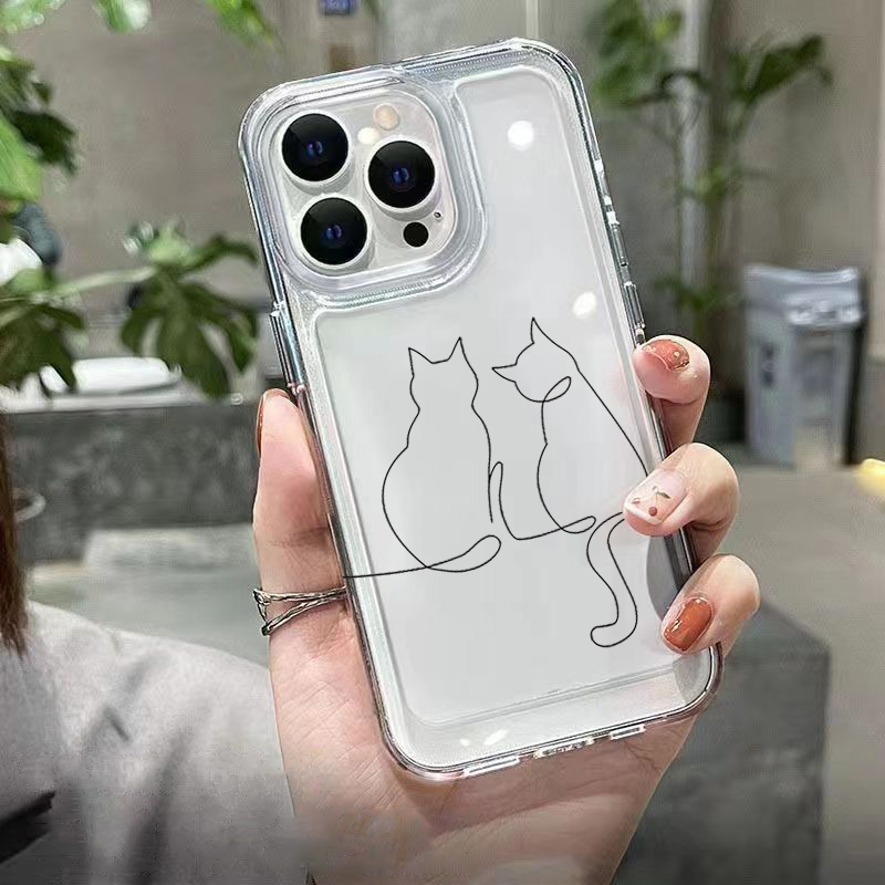 Cute Line Cat Anti-drop Phone  - Receipt Printer Thermal 评论和价格
