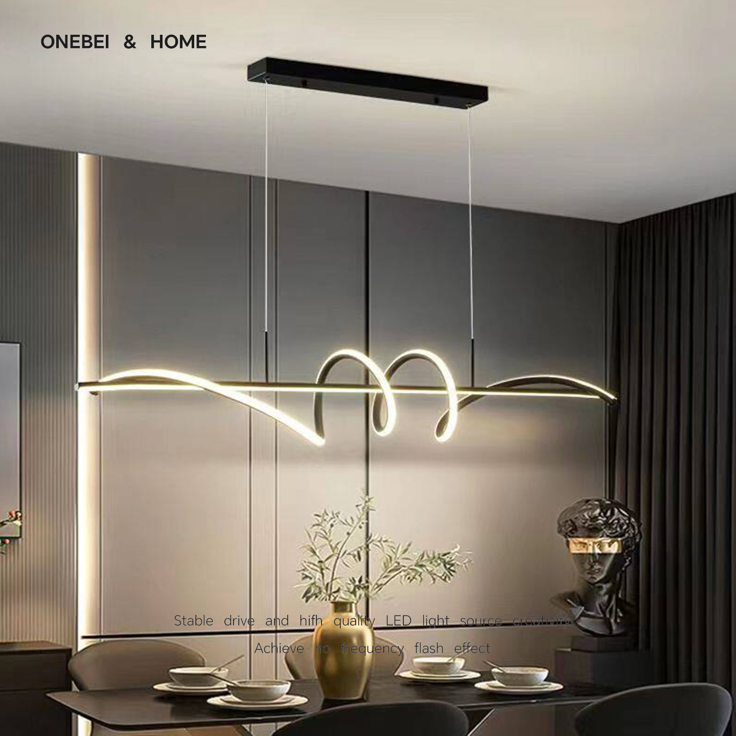 Modern LED Rotating Pendant La - Office Technician 评论和价格