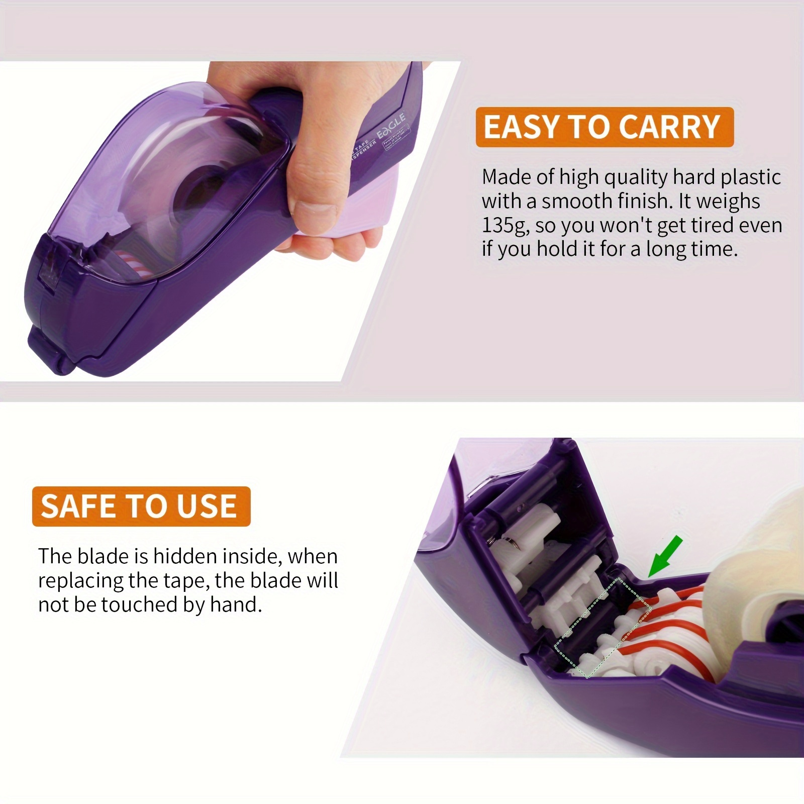 Tape Included Automatic Tape D - Tape Gun Dispenser 评论和价格