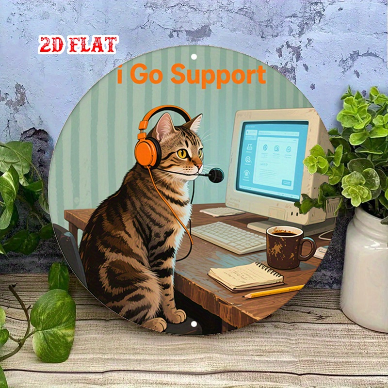CIFBUY 2D Flat Funny Tech Supp - Office Tech For Home 评论和价格