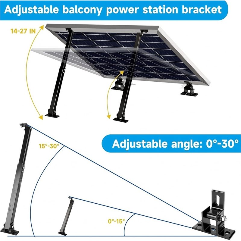 ABMH-Solar Panel Mounting Brac - Flat Panel Mount Tilt 评论和价格