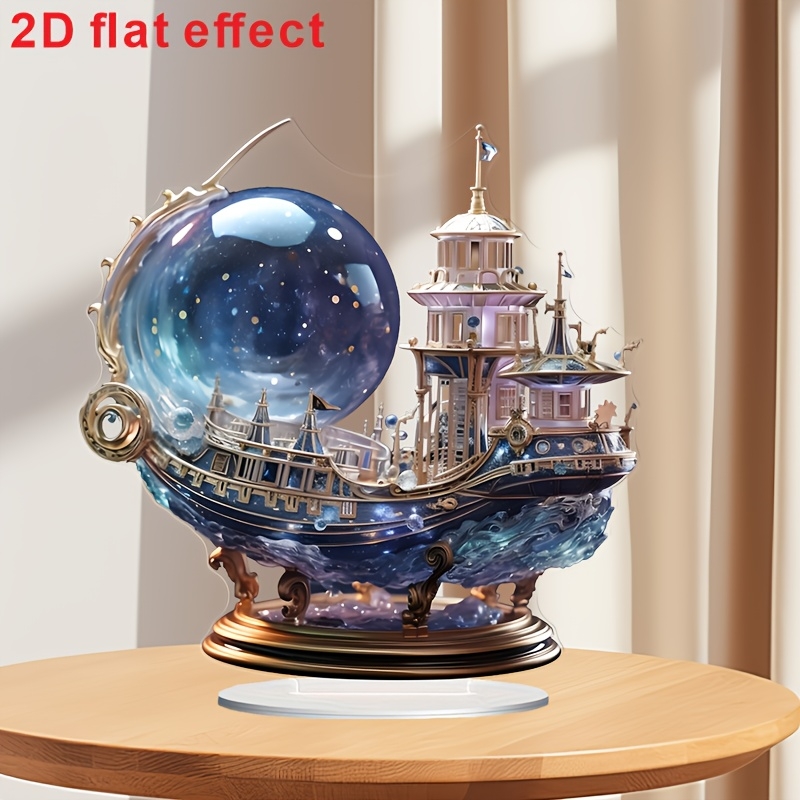 2D Bohemian Style 8in Acrylic  - Office Technology 评论和价格